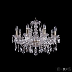 Люстра хрустальная 1413/8/200 Pa Bohemia Ivele Crystal (Стеклянный рожок)