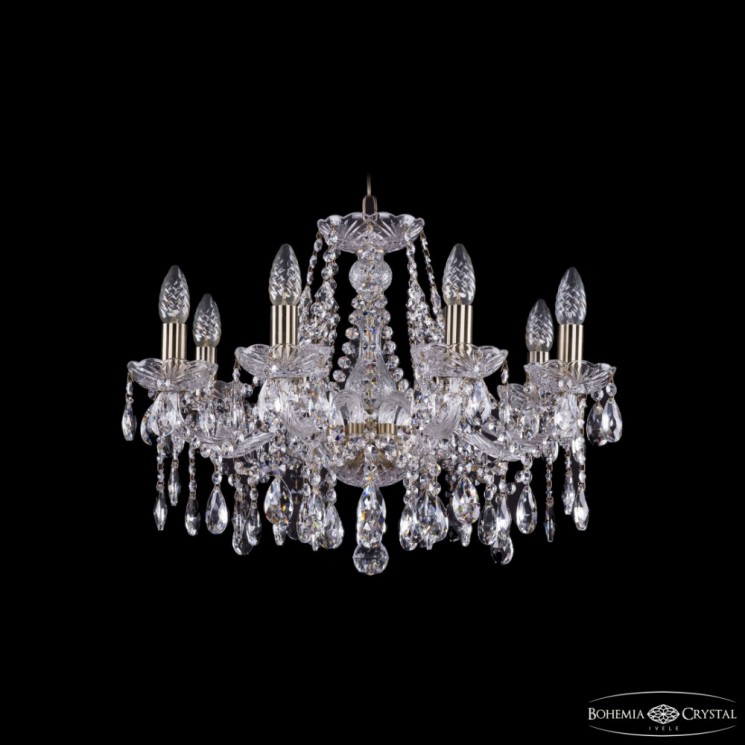 Люстра хрустальная 1413/8/200 Pa Bohemia Ivele Crystal (Стеклянный рожок)