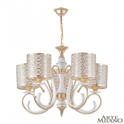 Люстра 301237/5 Wh/Gd Arte Milano (Подвесные)