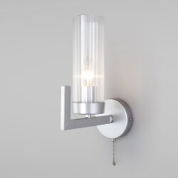 Настенный светильник со стеклянным плафоном                      Eurosvet  60133/1 серебро