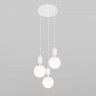 Подвесной светильник со стеклянными плафонами                      Eurosvet  50151/3 белый