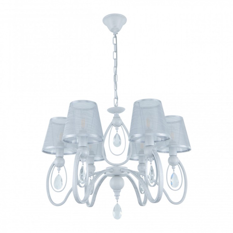 Люстра с абажуром подвесная 347203/6 WT+SL Arte Milano (Подвесные)