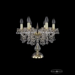 Настольная лампа 1409L/6/141-39 G Bohemia Ivele Crystal (Стеклянный рожок)