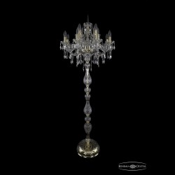 Торшер хрустальный 1415T1/8+4/200-165 G Bohemia Ivele Crystal (Стеклянный рожок)