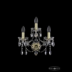 Бра хрустальные 1413B/2+1/141 G Bohemia Ivele Crystal (Стеклянный рожок)