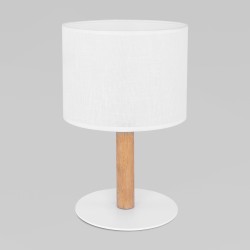 Настольный светильник с тканевым абажуром                      TK Lighting  5217 Deva White