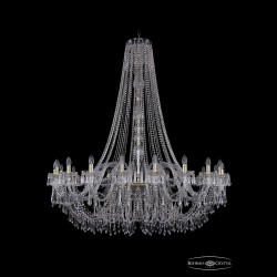 Люстра хрустальная 1403/20/530/h-160 G Bohemia Ivele Crystal (Стеклянный рожок)