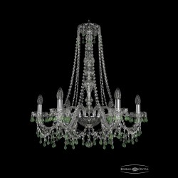 Люстра хрустальная 1410/6/240/h-74 Ni V5001 Bohemia Ivele Crystal (Стеклянный рожок)