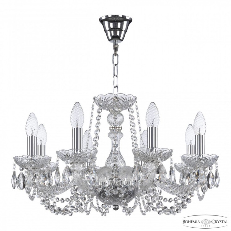 Люстра хрустальная 119/8/200 Ni Bohemia Ivele Crystal (119)