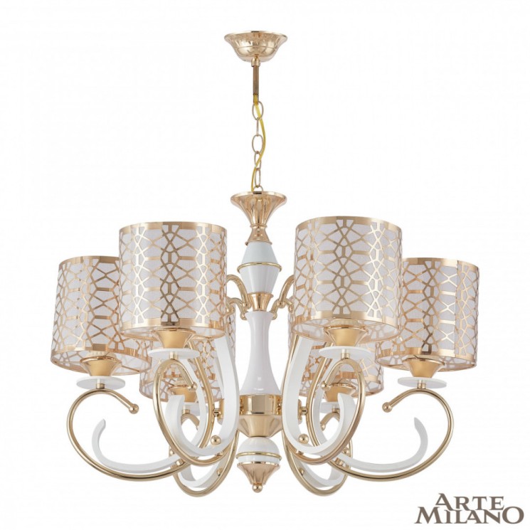 Люстра 301237/6 Wh/Gd Arte Milano (Подвесные)