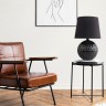 Настольный светильник с тканевым абажуром                      TK Lighting  16047 Santana