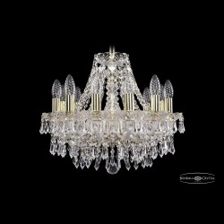 Люстра хрустальная 1403/12/141 G Bohemia Ivele Crystal (Стеклянный рожок)