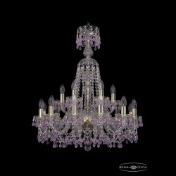 Люстра хрустальная 1410/12+6/240/XL-80 G V7010 Bohemia Ivele Crystal (Стеклянный рожок)