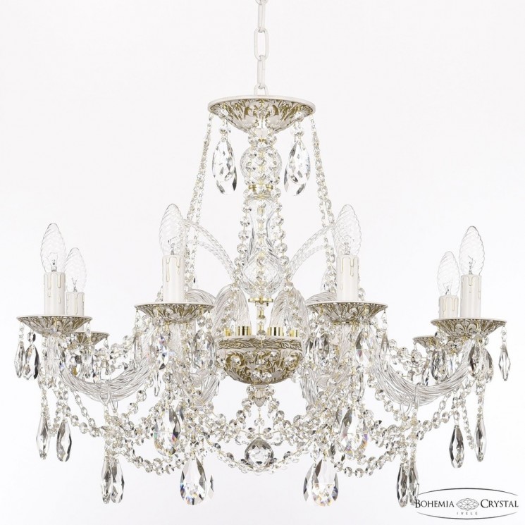 Люстра хрустальная AL16311/8/240 WMG Bohemia Ivele Crystal (Комбинированные)