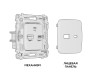 Ambrella Light Комплект механизма розетки Ambrella Volt OMEGA MO811010