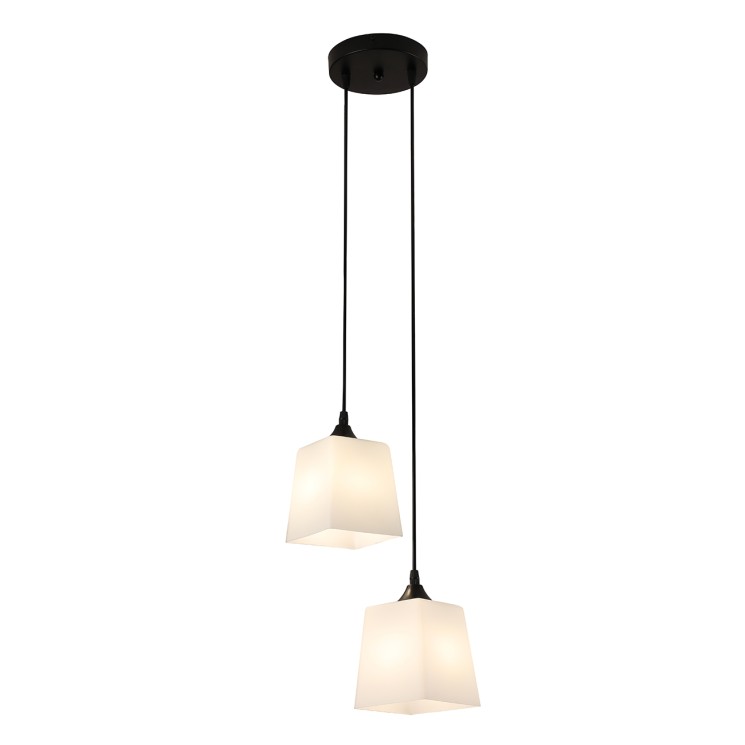 160003/2P E27*60W Black