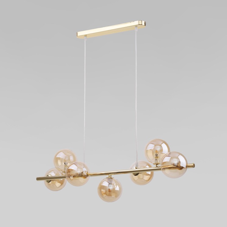 Подвесной светильник со стеклянными плафонами                      TK Lighting  5668 Estera Gold