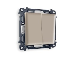 Ambrella Light Комплект механизма 2-клавишного проходного выключателя Ambrella Volt ALFA MA363020