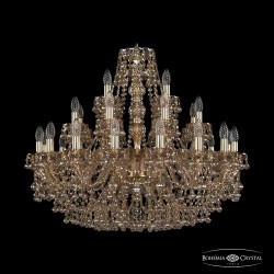 Люстра хрустальная 1409/16+8+4/300 G M721 Bohemia Ivele Crystal (Стеклянный рожок)