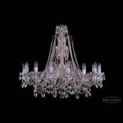 Люстра хрустальная 1411/16/360/XL-87 G Bohemia Ivele Crystal (Стеклянный рожок)