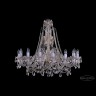 Люстра хрустальная 1411/16/360/XL-87 G Bohemia Ivele Crystal (Стеклянный рожок)