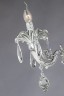Настенный светильник с хрусталем                      Bogate's  276/2 серебро