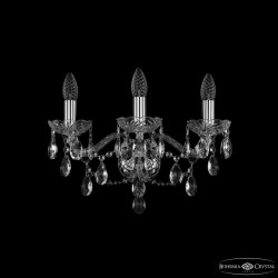 Бра хрустальные 1415B/3/165 Ni  Bohemia Ivele Crystal (Стеклянный рожок)