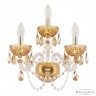 Бра с цветным хрусталём 5402B/2+1/165 G Amber/M-1G K721 Bohemia Ivele Crystal (С 2 лампочками и более)