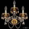 Бра с цветным хрусталём 5402B/2+1/165 G Amber/M-1G K721 Bohemia Ivele Crystal (С 2 лампочками и более)