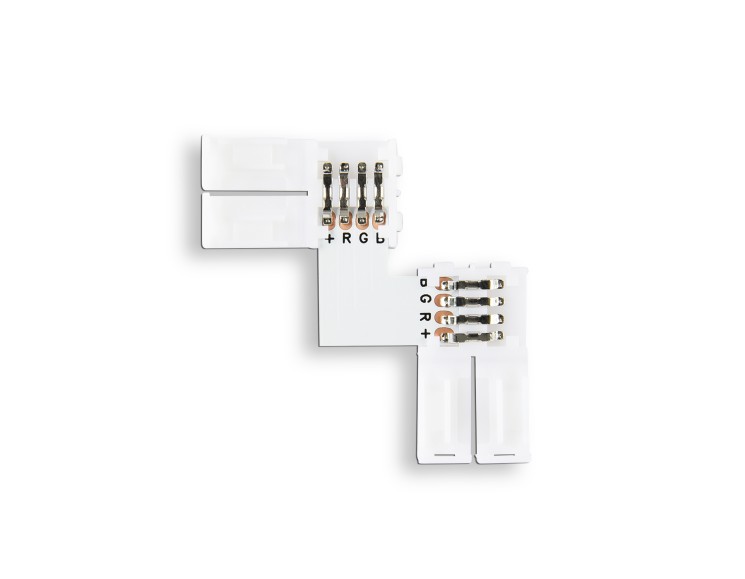 Ambrella Light Соединитель угловой L для светодиодной ленты 5050 12/24V (4 конт.) 10 шт GS GS6701