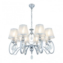 Люстра с абажуром подвесная 347203/8 CR Arte Milano (Подвесные)