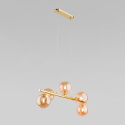 Подвесной светильник со стеклянными плафонами                      TK Lighting  4549 Estera Gold