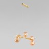 Подвесной светильник со стеклянными плафонами                      TK Lighting  4549 Estera Gold