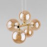 Подвесной светильник со стеклянными плафонами                      TK Lighting  4549 Estera Gold