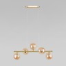 Подвесной светильник со стеклянными плафонами                      TK Lighting  4549 Estera Gold