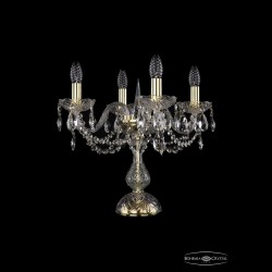 Настольная лампа 1402L/4/141-39 G Bohemia Ivele Crystal (Стеклянный рожок)