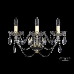 Бра хрустальные 1402B/3/195/XL G Bohemia Ivele Crystal (Стеклянный рожок)