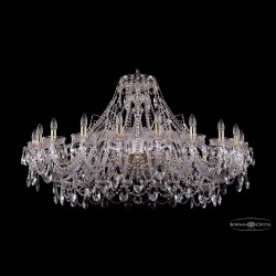 Люстра хрустальная 1411/20/460 G Bohemia Ivele Crystal (Стеклянный рожок)