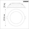 Светильник встраиваемый светодиодный NOVOTECH GESSO 358806
