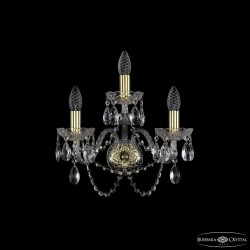Бра хрустальные 1402B/2+1/160 G Bohemia Ivele Crystal (Стеклянный рожок)