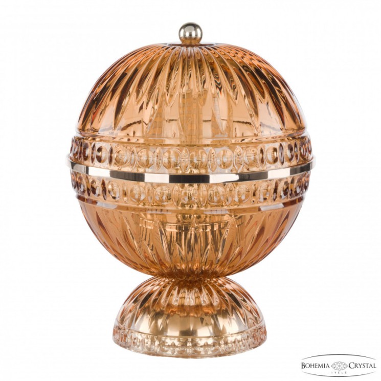 Подвесной светильник с цветным хрусталём 5480L/17 G Amber/M-1G Bohemia Ivele Crystal (5480)