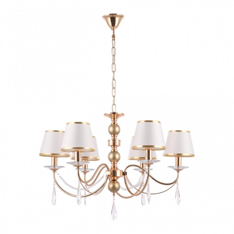 Люстра с абажуром подвесная 342109/6 FGD Arte Milano (Подвесные)