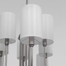 Подвесная люстра с тканевыми абажурами Smart                      Eurosvet  60164/10 никель Smart