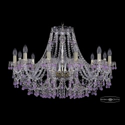 Люстра хрустальная 1410/12/300 G V7010 Bohemia Ivele Crystal (Стеклянный рожок)