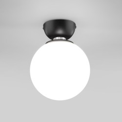 Потолочный светильник со стеклянным плафоном                      Eurosvet  30197/1 черный
