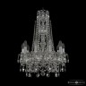 Люстра хрустальная 1411/10/141/XL-66 Ni Bohemia Ivele Crystal (Стеклянный рожок)