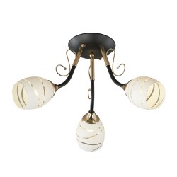 CAMILA 1112/3P 3хЕ27х60W черн ESCADA