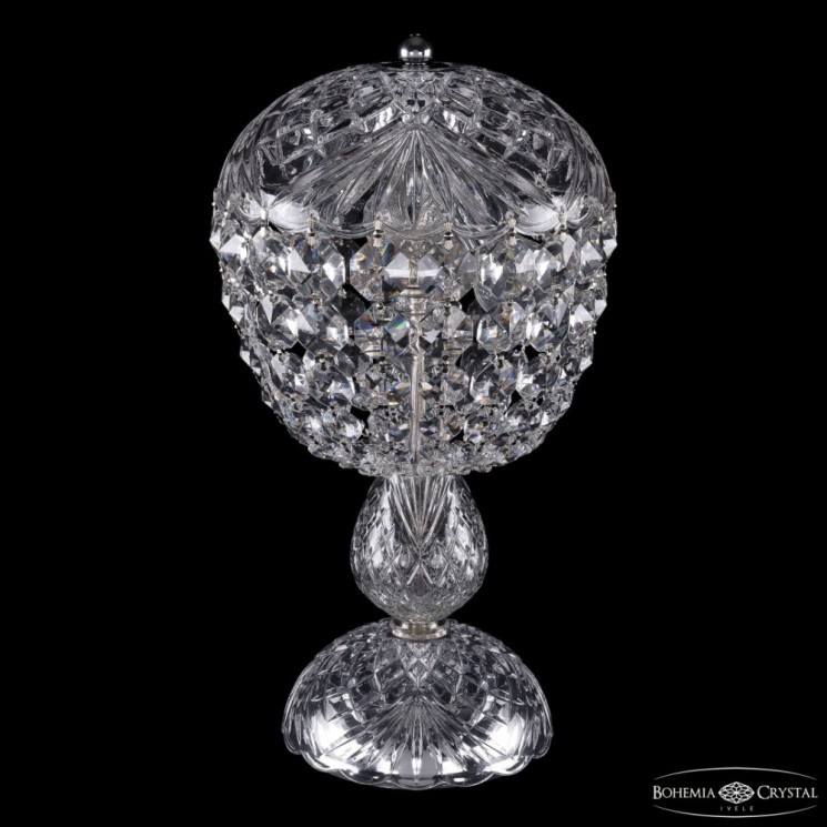 Настольная лампа хрустальная 14771L1/22 Ni Bohemia Ivele Crystal (Потолочные)