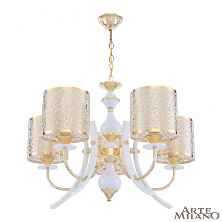 Люстра 306067/5 Wh/Gd Arte Milano (Подвесные)