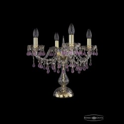 Настольная лампа 1410L/4/141-39 G V7010 Bohemia Ivele Crystal (Стеклянный рожок)
